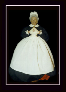 Click here to view closeup of the African American Doll, Zabelle, Creole Gumbo Queen Doll